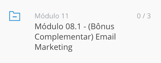 Módulo de email marketing do FNO